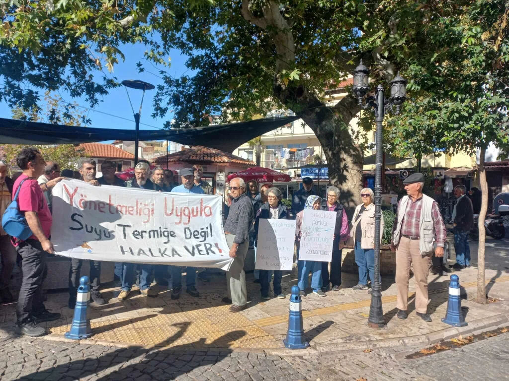 Milaslı Yurttaşlar: "Suyu Termiğe Değil Halka Ver"