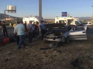 Yatağan'da feci kaza! 4 yaralı