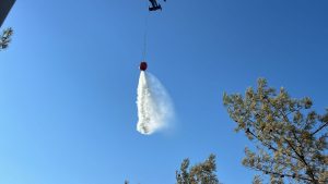 Fethiye’de zeytinlik alanda çıkan yangın kontrol altına alındı