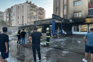 Milas’ta çıkan yangında iş yeri küle döndü Milas’ta çıkan yangında iş yeri küle döndü