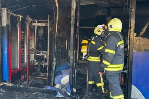 Milas’ta çıkan yangında iş yeri küle döndü Milas’ta çıkan yangında iş yeri küle döndü