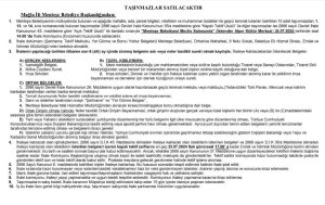 Menteşe Belediyesi 15 arsayı satışa çıkardı