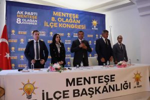 Mustafa Algan yeniden AK Parti Menteşe İlçe Başkanı seçildi