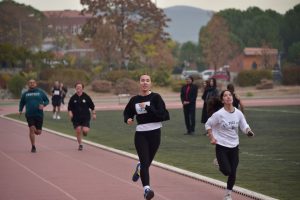 Atatürk'e saygı için koştular