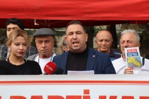 Vatan Partisi Muğla’dan “Dem Parti kapatılsın” eylemi