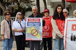 Vatan Partisi Muğla’dan “Dem Parti kapatılsın” eylemi