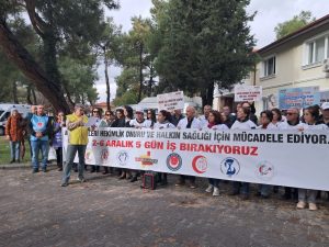 Muğla'da aile hekimlerinin iş bırakma eylemi başladı