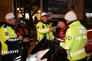 Muğla’da motosiklet denetimlerinde 71 sürücüye ceza kesildi