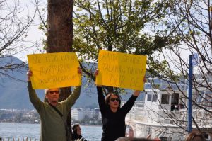 Sinpaş protestosu Kaymakamlığa taşındı