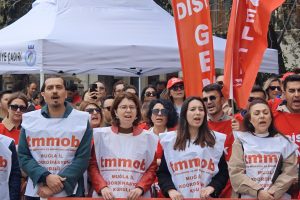 Muğla’da emek ve meslek örgütleri yarım gün iş bıraktı