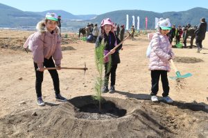 Muğla ve Aydın'da 20 bin fidan toprakla buluşturuldu