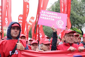 Muğla’da 1 Mayıs coşkusu: Yağmura rağmen binlerce kişi alanlardaydı