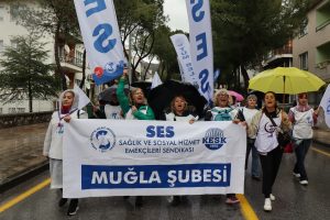 Muğla’da 1 Mayıs coşkusu: Yağmura rağmen binlerce kişi alanlardaydı