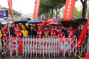 Muğla’da 1 Mayıs coşkusu: Yağmura rağmen binlerce kişi alanlardaydı