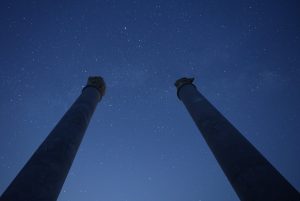 Meteor yağmuru Knidos Antik Kenti'nde görsel şölen oluşturdu Meteor yağmuru Knidos Antik Kenti'nde görsel şölen oluşturdu
