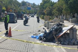 Motosiklet kazası can aldı, sürücü son yolculuğuna uğurlandı