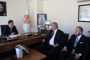 MHP heyetinden Muğla Gazeteciler Cemiyeti’ne “Terörsüz Türkiye” ziyareti