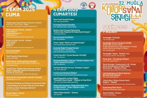 Uluslararası 32. Muğla Kültür ve Sanat Şenliği 3 Ekim'de başlıyor