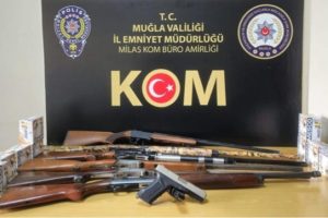 Muğla’nın 7 ilçesinde silah operasyonu