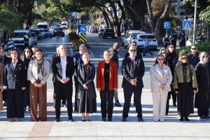 Muğla’da 25 Kasım için çelenk sunma töreni düzenlendi Muğla’da 25 Kasım için çelenk sunma töreni düzenlendi