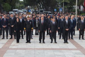 Atatürk, vefatının 87’nci yılında saygıyla anıldı