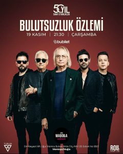 Bulutsuzluk Özlemi 19 Kasım’da Mabolla sahnesinde Bulutsuzluk Özlemi 19 Kasım’da Mabolla sahnesinde