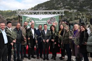 Menteşe'de 50 bin fidan üreticiye teslim edildi