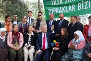 Ümit Özdağ Akbelen’i ziyaret etti: “Vatan madenden ibaret değil”