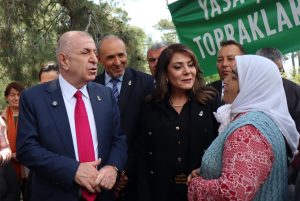 Ümit Özdağ Akbelen’i ziyaret etti: “Vatan madenden ibaret değil”