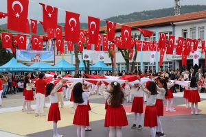 Muğla’da 23 Nisan kutlamalarında renkli görüntüler