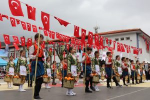Muğla’da 23 Nisan kutlamalarında renkli görüntüler