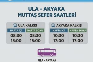 Ula-Akyaka seferleri başladı