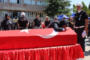 Muğla'da şehit polis memuru için tören düzenlendi: "Baban melek oldu"