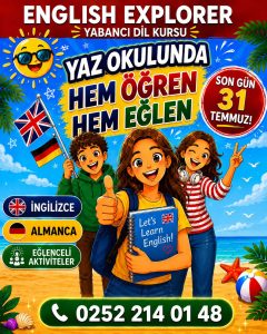 Menteşe’de yaz tatili İngilizce ve Almanca ile değerlenecek
