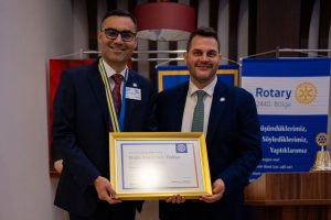 Muğla Zeytin Dalı Rotary Kulübü’nde görev değişimi ve birinci yıl coşkusu