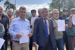 Milas’ta Büyükşehir’in asfalt plent tesisine tepki: “Bu tesisi istemiyoruz”